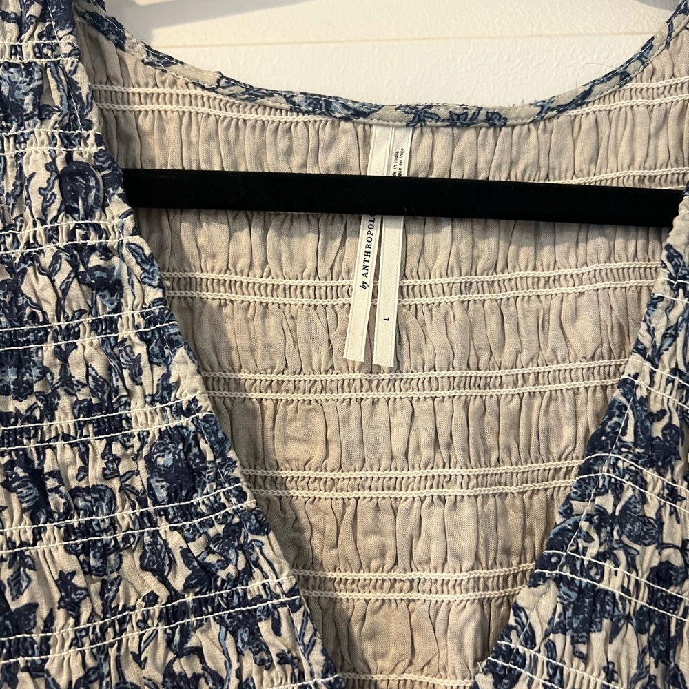 Anthropologie Floral Maxi Dress